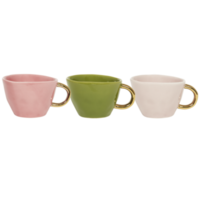 cup, mug, ceramic plate, vintage with cut out isolated on background transparent png