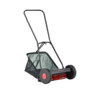 walking lawn mower with cut out isolated on background transparent png