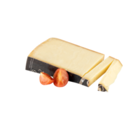Käse mit Tomate Schnitt aus isoliert auf Hintergrund transparent png