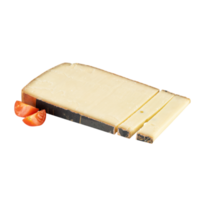 Käse mit Tomate Schnitt aus isoliert auf Hintergrund transparent png