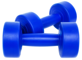 old blue dumbbells png