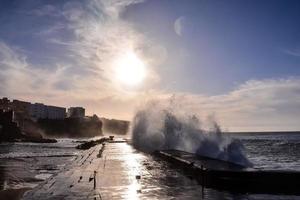 mar con olas foto