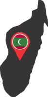 Maldives pin map location png