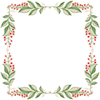 Glitter Christmas Frame png