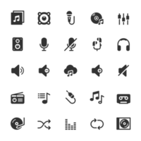 Icon set - voice and audio png