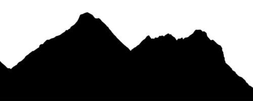 collina illustrazione. foresta illustrazione. nebbia. png