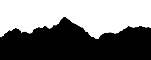 colline illustration. forêt illustration. brouillard. png