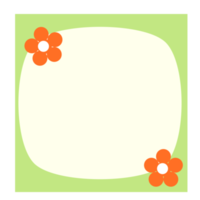 Colorful memo pad png