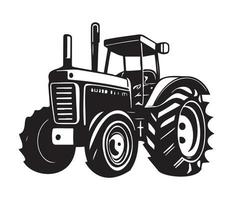 moderno granja tractor agrícola maquinaria ilustración vector