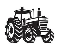 moderno granja tractor agrícola maquinaria ilustración vector