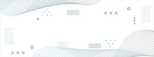 Banner background. pattern wave line vector