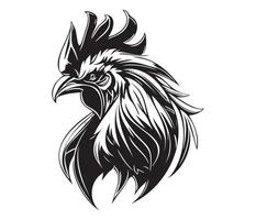 Chicken cock Rooster, Chickens roosters, Farm Animal illustration vector