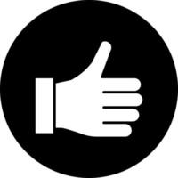 Thumbs Up Vector Icon Style