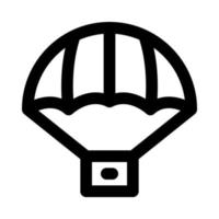 parachute icon for your website, mobile, presentation, and logo design. vector