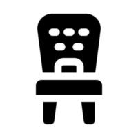 chair icon for your website, mobile, presentation, and logo design. vector