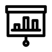 presentation icon for your website, mobile, presentation, and logo design. vector