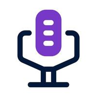 microphone icon for your website, mobile, presentation, and logo design. vector