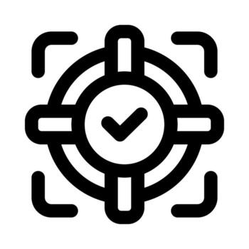 target icon for your website, mobile, presentation, and logo design. vector