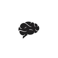 cerebro logo o icono diseño vector