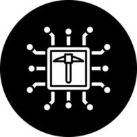 CPU Mining Vector Icon Style