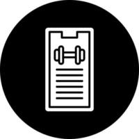 Workout Progress Vector Icon Style