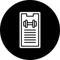 Workout Progress Vector Icon Style