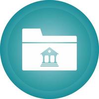 icono de vector de carpeta