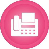 Fax Machine Vector Icon