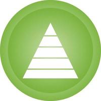 Pyramid Graph Vector Icon