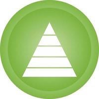 Pyramid Graph Vector Icon