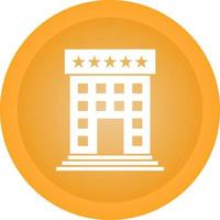 icono de vector de hotel