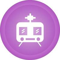 icono de vector de tren