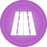 Two Way Road Vector Icon
