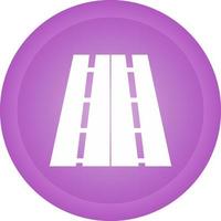 Two Way Road Vector Icon