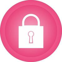 Closed Padlock Vector Icon