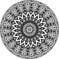 resumen mandala modelo. Arte en el pared. colorante libro cordón modelo el tatuaje. diseño para un fondo de pantalla pintar camisa y loseta pegatina diseño, decorativo circulo ornamento en étnico oriental estilo vector