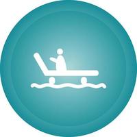 Riding Sled Vector Icon