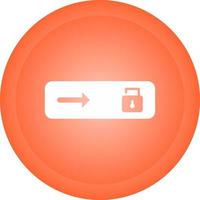 Unlock slide Vector Icon