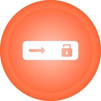 Unlock slide Vector Icon