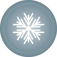 icono de vector de copo de nieve