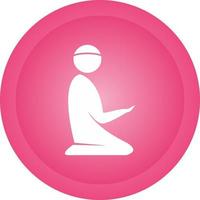 Praying Vector Icon