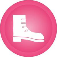 Camping Boot Vector Icon