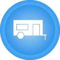 Camping Trailer Vector Icon