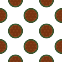 Pattern homemade cookie different taste in pastry biscuit png