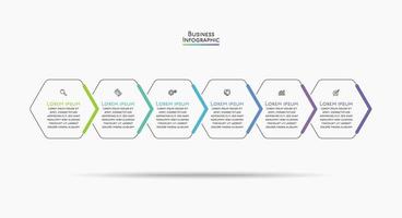Presentation business infographic template vector