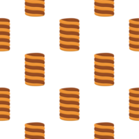 Pattern homemade cookie different taste in pastry biscuit png