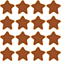 Pattern homemade cookie different taste in pastry biscuit png