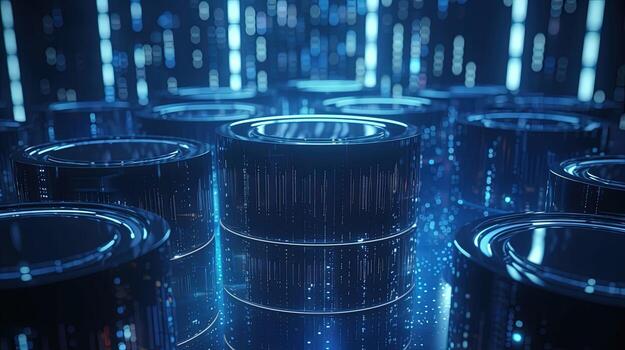 3d representación de resumen digital tecnología antecedentes. grande datos conexión concepto foto