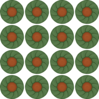 patrón de galletas caseras de diferentes sabores en galletas de pastelería png