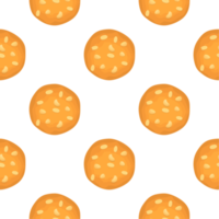 Pattern homemade cookie different taste in pastry biscuit png